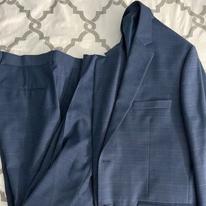 2pc Jones New York Men’s Suit Blue 44R